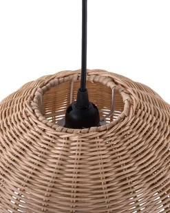 Lampadario DRINO Rattan Marrone chiaro