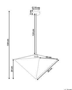 Lampadario DUDO Beige