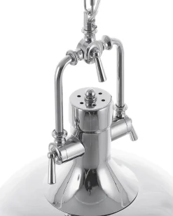Lampadario EBRON Metallo Argento