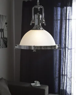 Lampadario EBRON Vetro Bianco