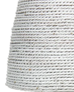 Lampadario ENDRICK Vimini Naturale Bianco Marrone