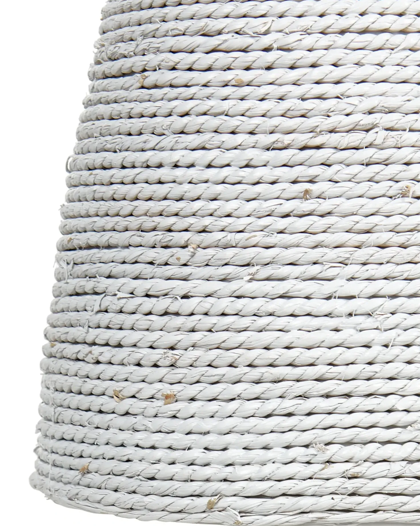 Lampadario ENDRICK Vimini Naturale Bianco Marrone