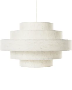 Lampadario EREBATO Lino Bianco sporco