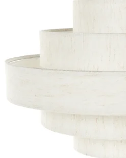 Lampadario EREBATO Lino Bianco sporco
