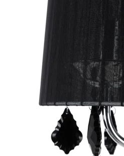 Lampadario EVANS Nero