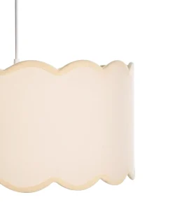 Lampadario GAIREZI Metallo Bianco/Beige