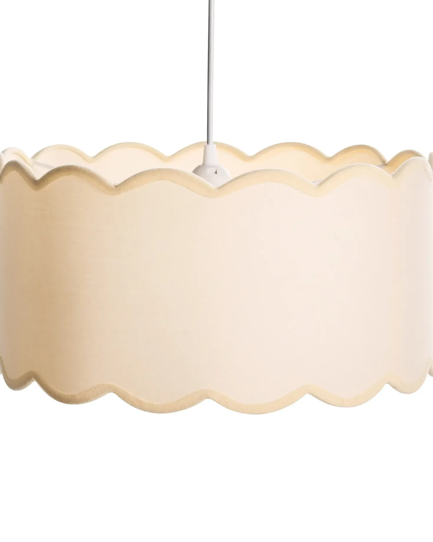 Lampadario GAIREZI Metallo Bianco/Beige