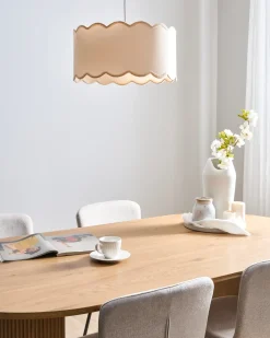 Lampadario GAIREZI Metallo Bianco/Beige