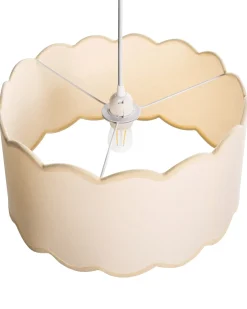 Lampadario GAIREZI Metallo Bianco/Beige