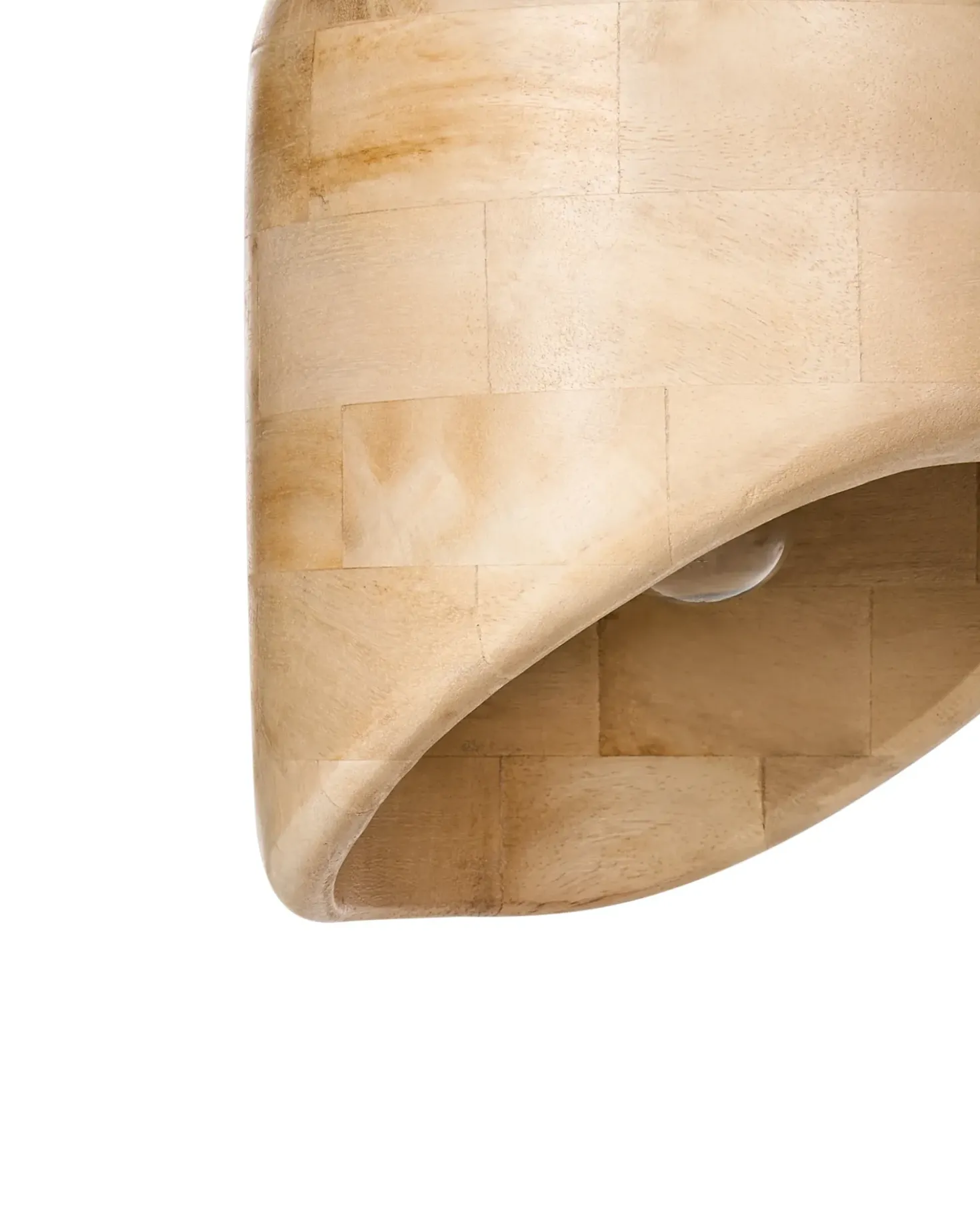 Lampadario GANDAKI Legno di mango Marrone chiaro