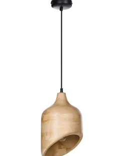 Lampadario GANDAKI Legno di mango Marrone chiaro