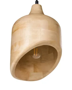 Lampadario GANDAKI Legno di mango Marrone chiaro