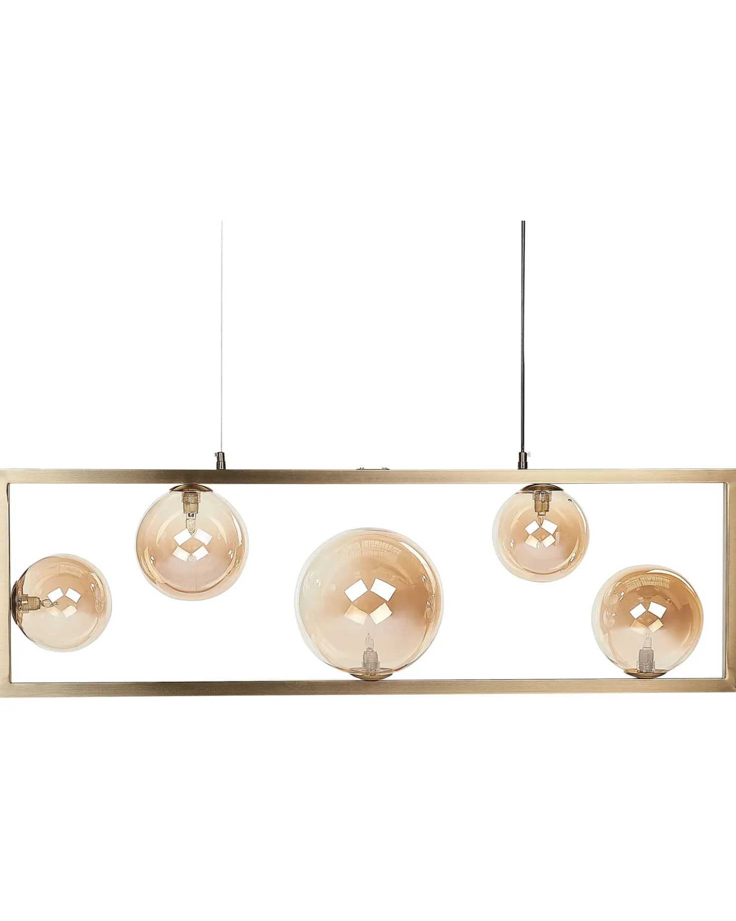 Lampadario GEEHI Metallo Ottone