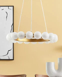 Lampadario GEORGES Metallo Oro