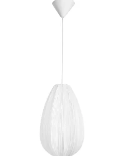 Lampadario GERA Tessuto Bianco
