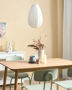 Lampadario GERA Tessuto Bianco