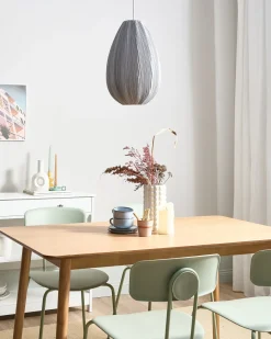 Lampadario GERA Tessuto Grigio