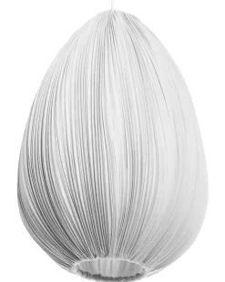 Lampadario GERA Tessuto Grigio