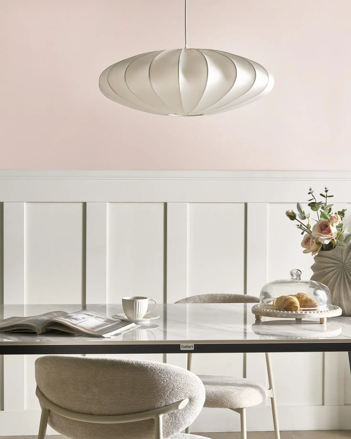 Lampadario GUACARA Bianco sporco