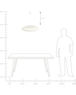 Lampadario GUACARA Bianco sporco