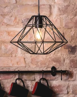 Lampadario GUAM Metallo Nero