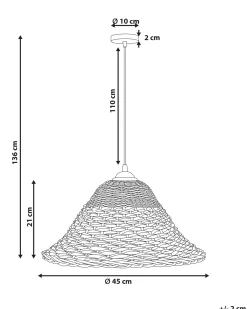 Lampadario GUAMANI Bambù Naturale