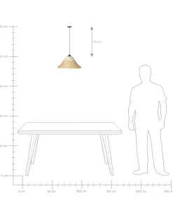 Lampadario GUAMANI Bambù Naturale