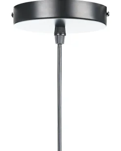 Lampadario GWERU Corda di carta Nero