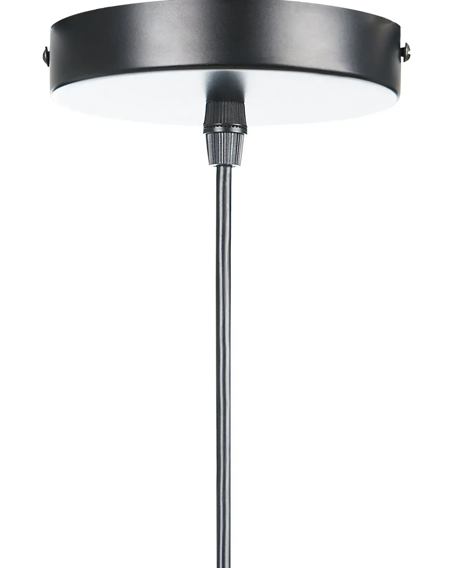 Lampadario GWERU Corda di carta Nero