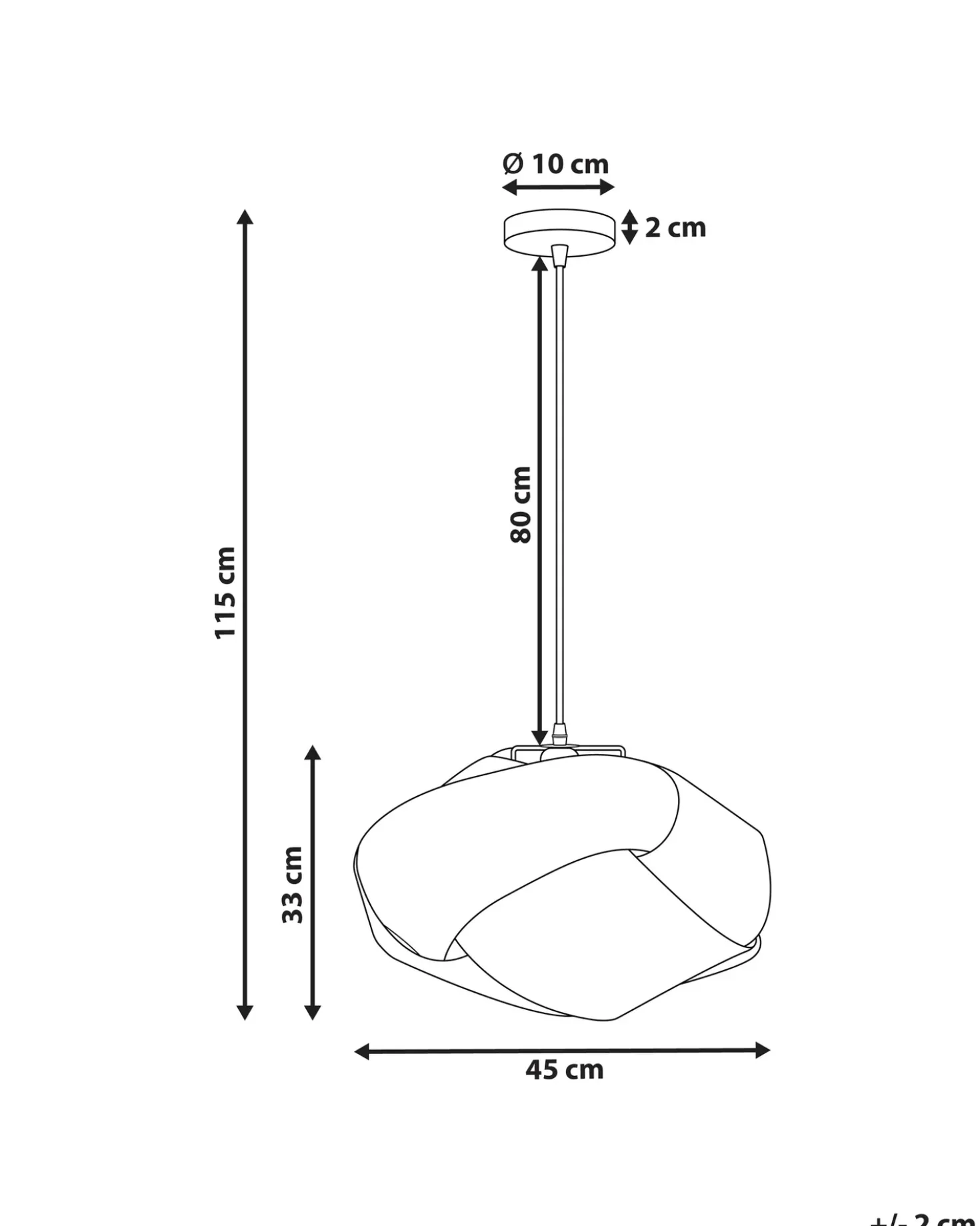 Lampadario HALIL Bambù Beige