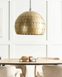Lampadario HARANGI Metallo Ottone