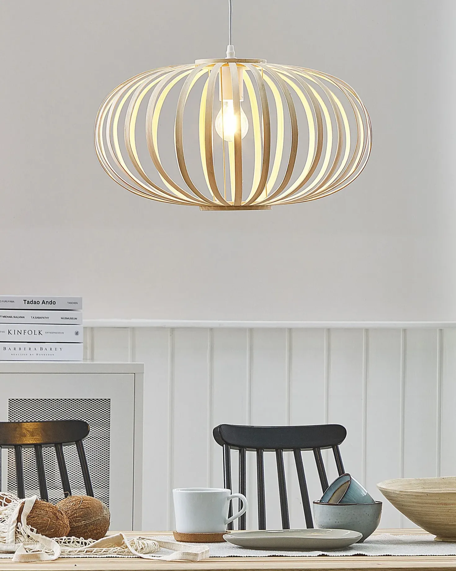 Lampadario HAVEL Bambù Marrone chiaro