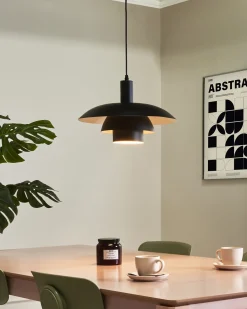 Lampadario HILBA Metallo Nero