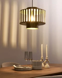 Lampadario HUGLI Metallo Ottone