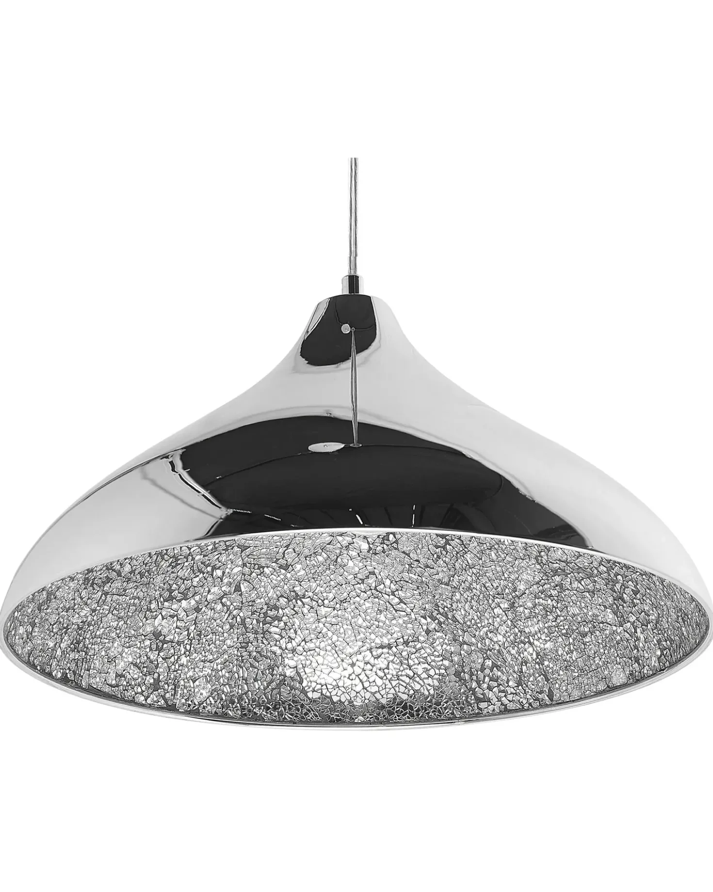 Lampadario ISKAR Metallo Argento