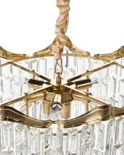 Lampadario JEMNI Cristallo Oro