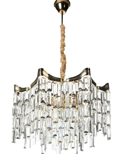 Lampadario JEMNI Cristallo Oro