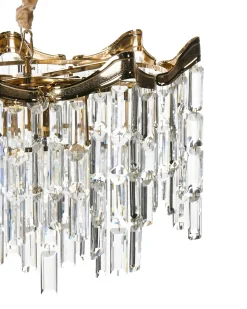 Lampadario JEMNI Cristallo Oro