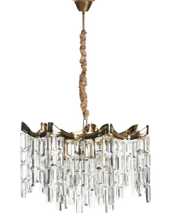Lampadario JEMNI Cristallo Oro