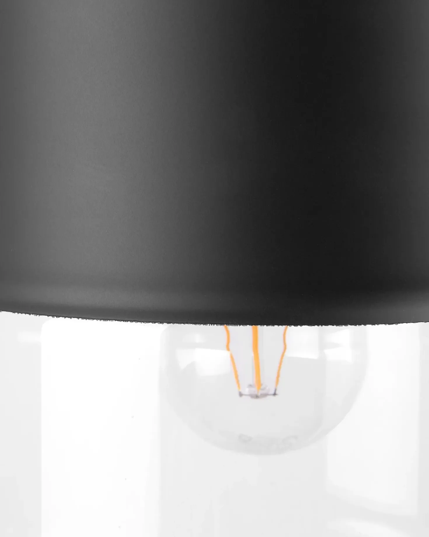 Lampadario JURUA Vetro Nero