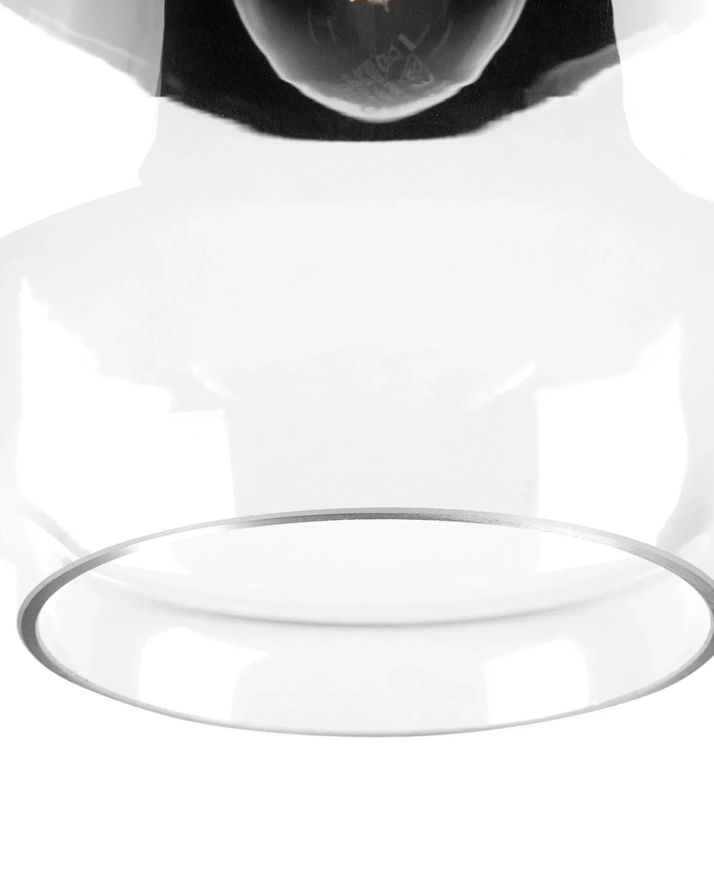Lampadario JURUA Vetro Nero