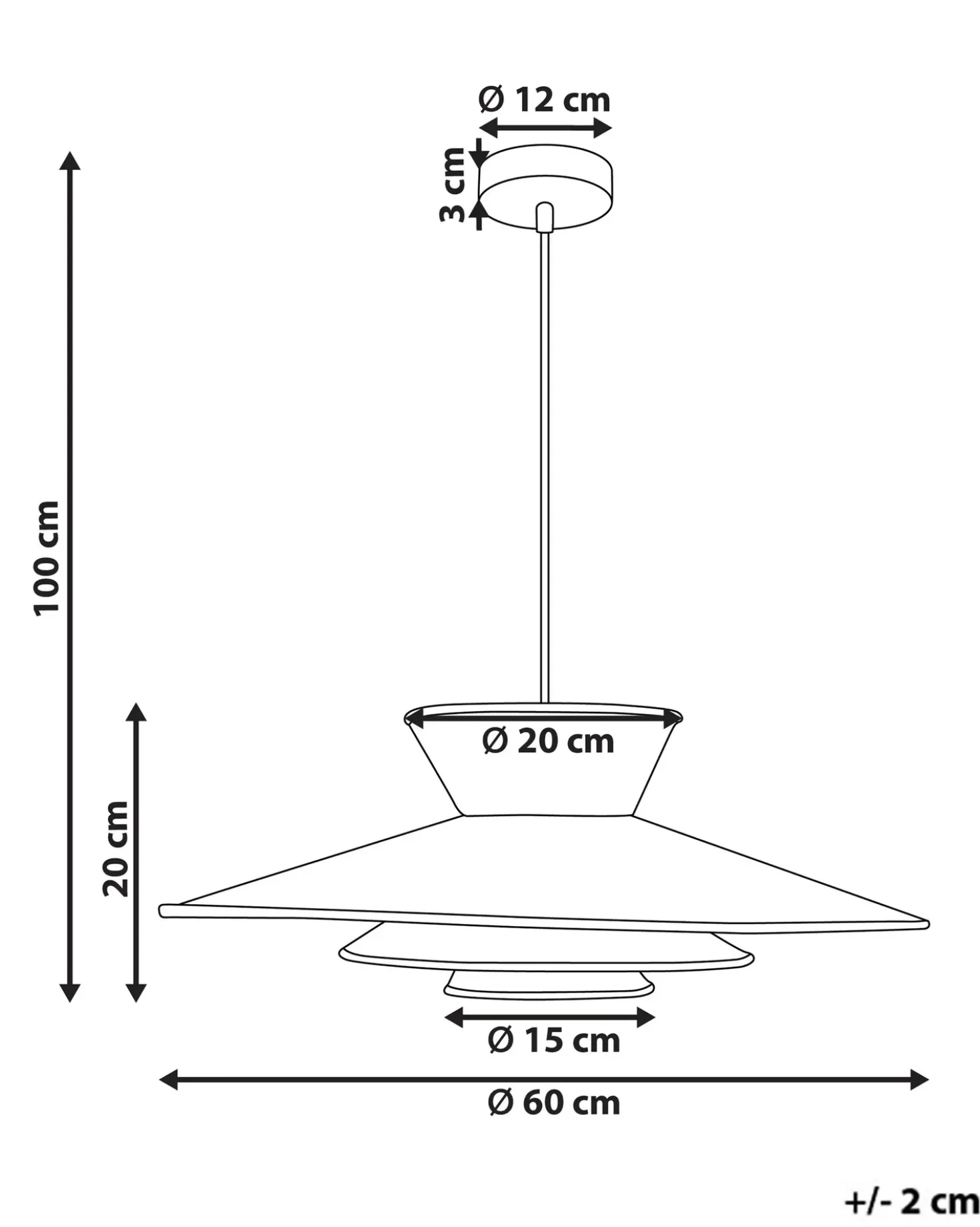 Lampadario KABOMPO Rattan Marrone