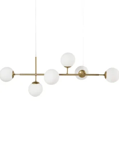 Lampadario KASARI Metallo Oro