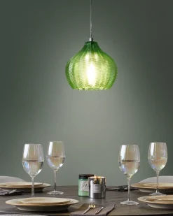 Lampadario KEILA Vetro Verde
