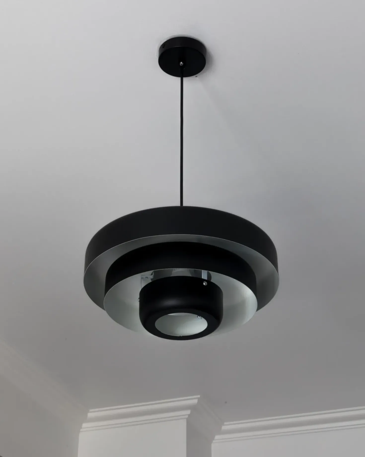 Lampadario KOLGA Metallo Nero