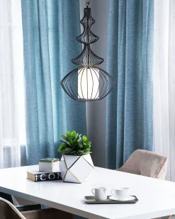 Lampadario KOLVA Metallo Nero