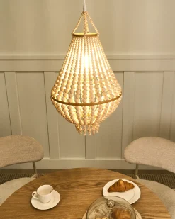 Lampadario KUMBUKKAN Legno Marrone chiaro