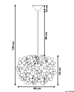 Lampadario LAMONE Bianco