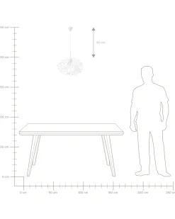 Lampadario LAMONE Bianco