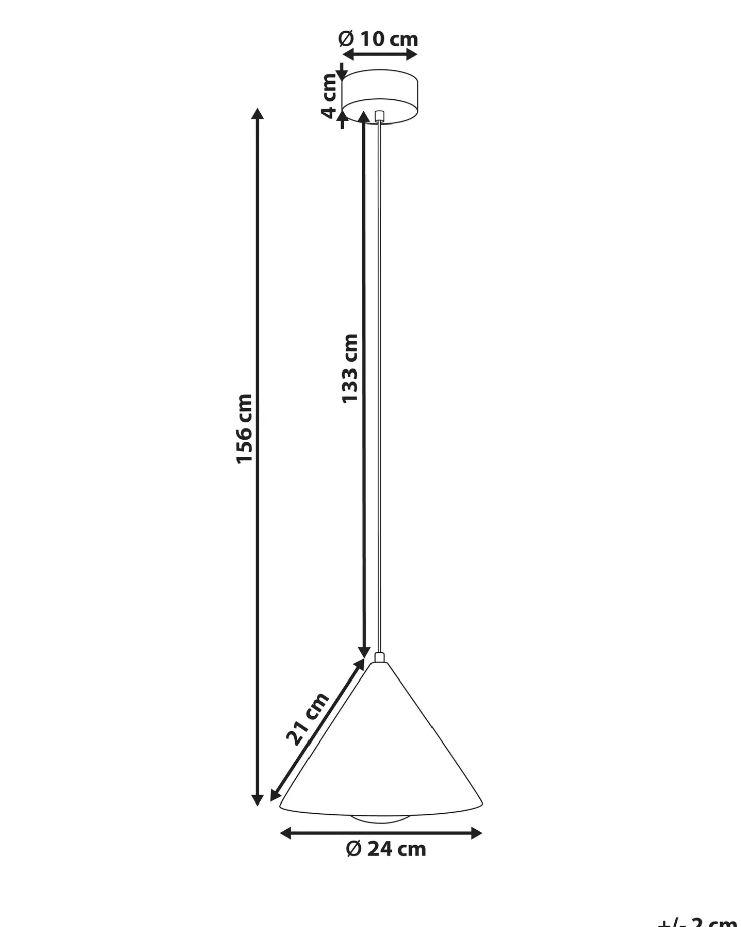 Lampadario LEYRE Metallo Nero